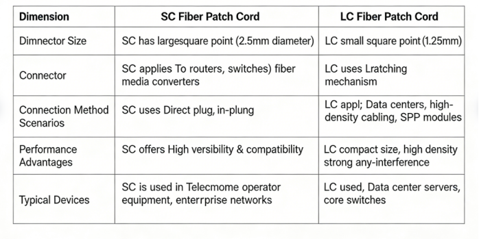 SC patch cord