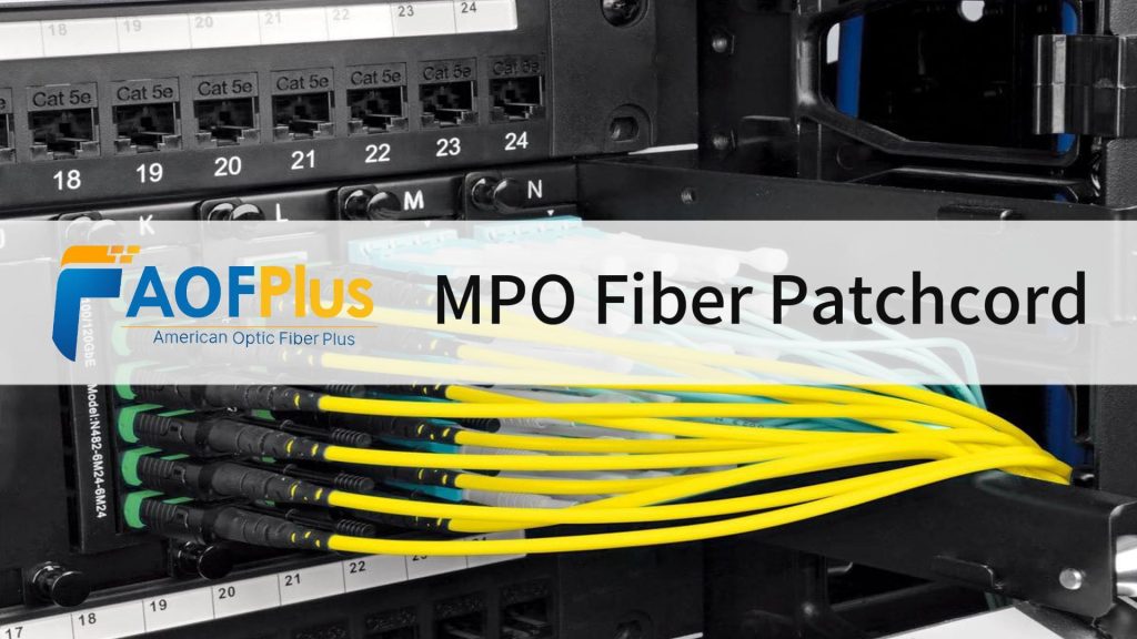 MPO MTP Fiber Optic Patch Cord SM AOFPLUS