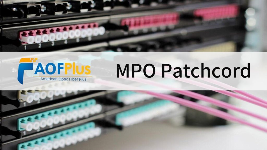 MPO MTP Fiber Optic Patch Cord multimode om4