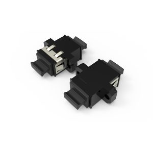 MPO APC OS2 Fiber Optic Adapter Black 1