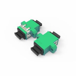 MPO APC OS2 Fiber Optic Adapter Green 1
